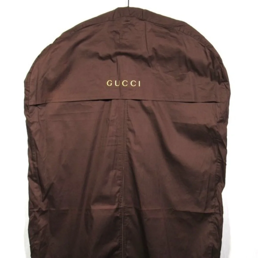 Gucci Garment Bag Dust Cover with Handles Brown